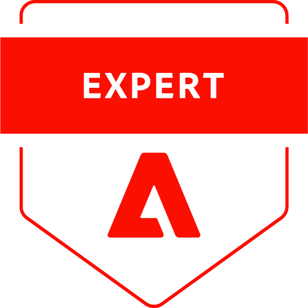 Adobe Certified Expert badge